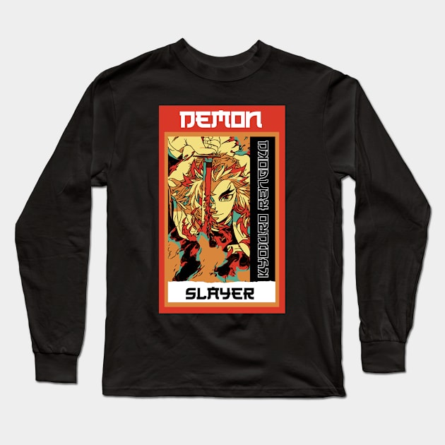 demon slayer rengoku Long Sleeve T-Shirt by FIFTY CLOTH